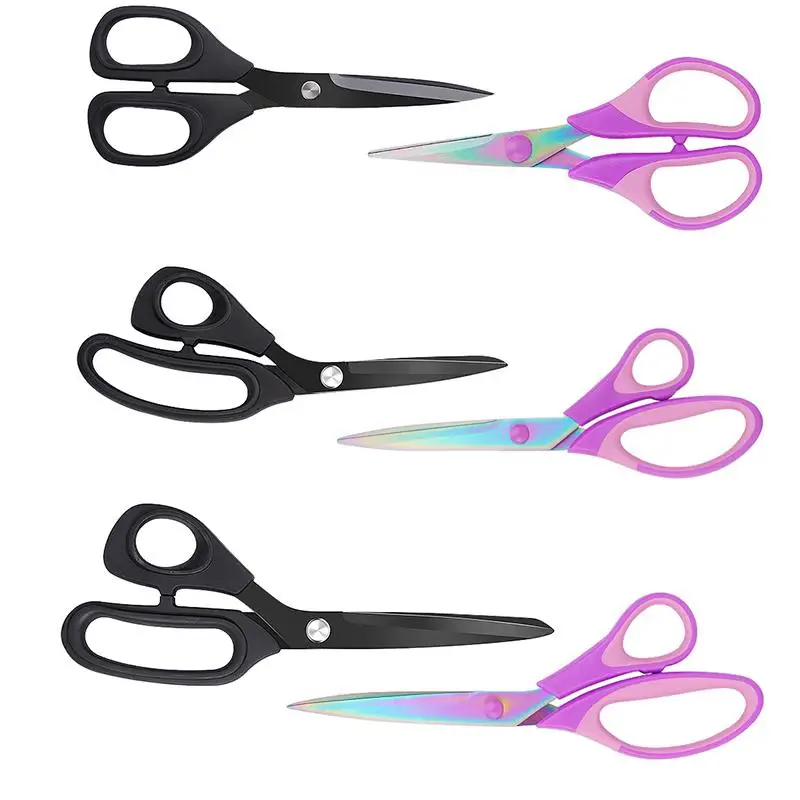 Tijeras de sastre profesionales, cortador de hilo de acero inoxidable, herramientas de costura, suministros para manualidades