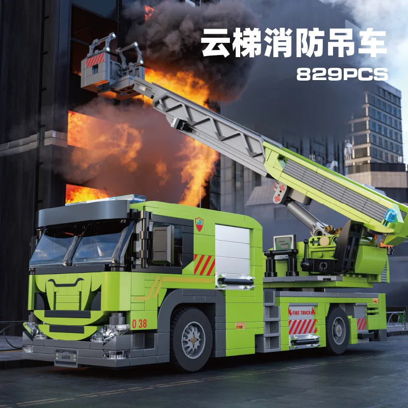 

Engineering series Truck city bus transport vehicle small particle building blocks children's educational enlightenment toys