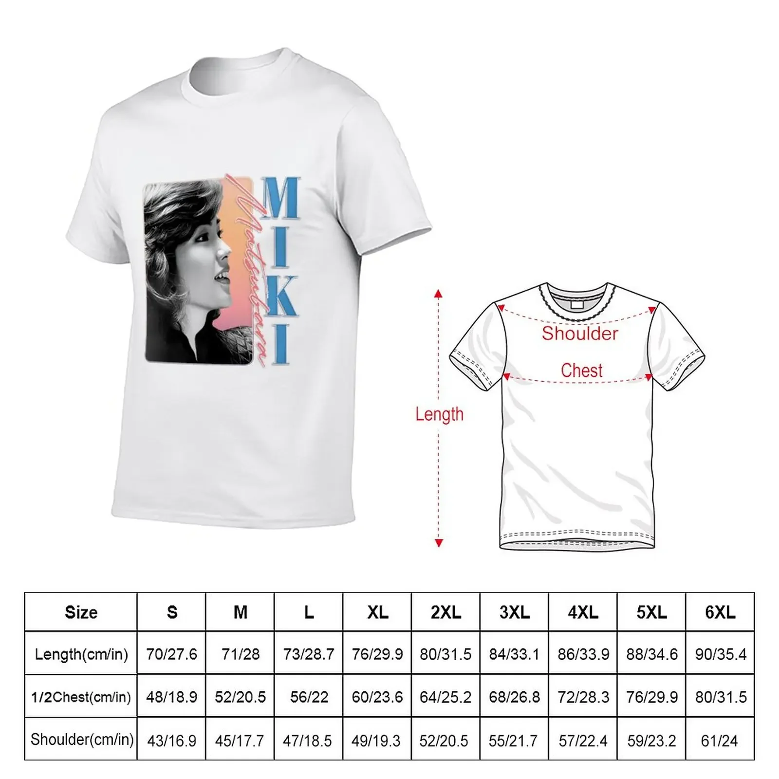 Miki Matsubara T-Shirt quick drying sweat plain white t shirts men