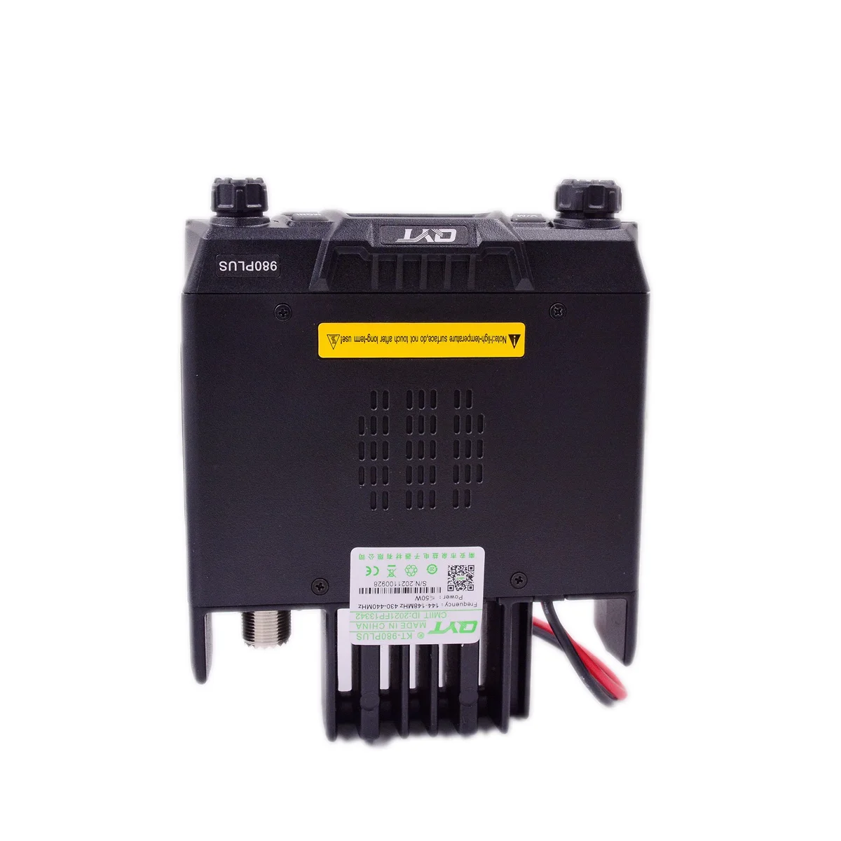 QYT KT980PLUS Mobile Radio Dual Bands VHF UHF 70W Car Vehicle FM Transceiver 50KM Long Distance Wireless Intercom Communication