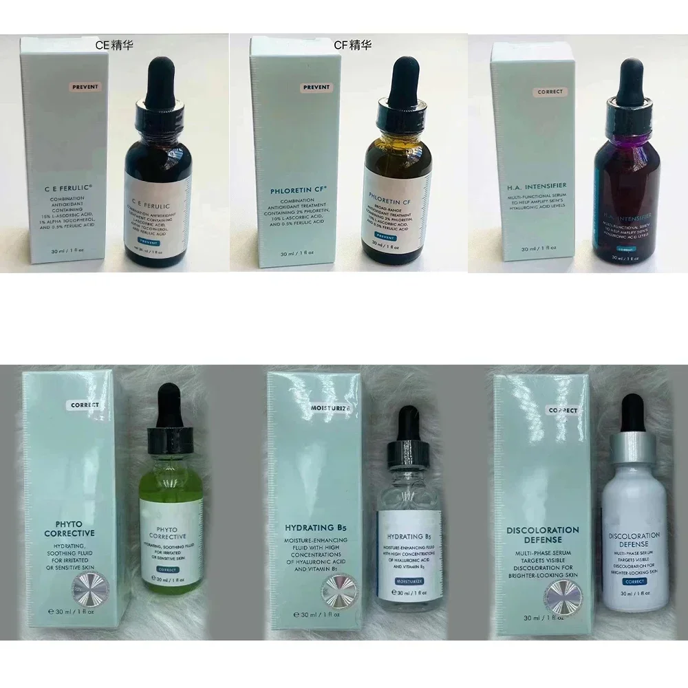 Phyto Corrective Serum for Skin Care Collection, CE Ferulic, Discoloration, Phloretin CF, H.A.INTENSIFER, Facial Skin Care 30ml