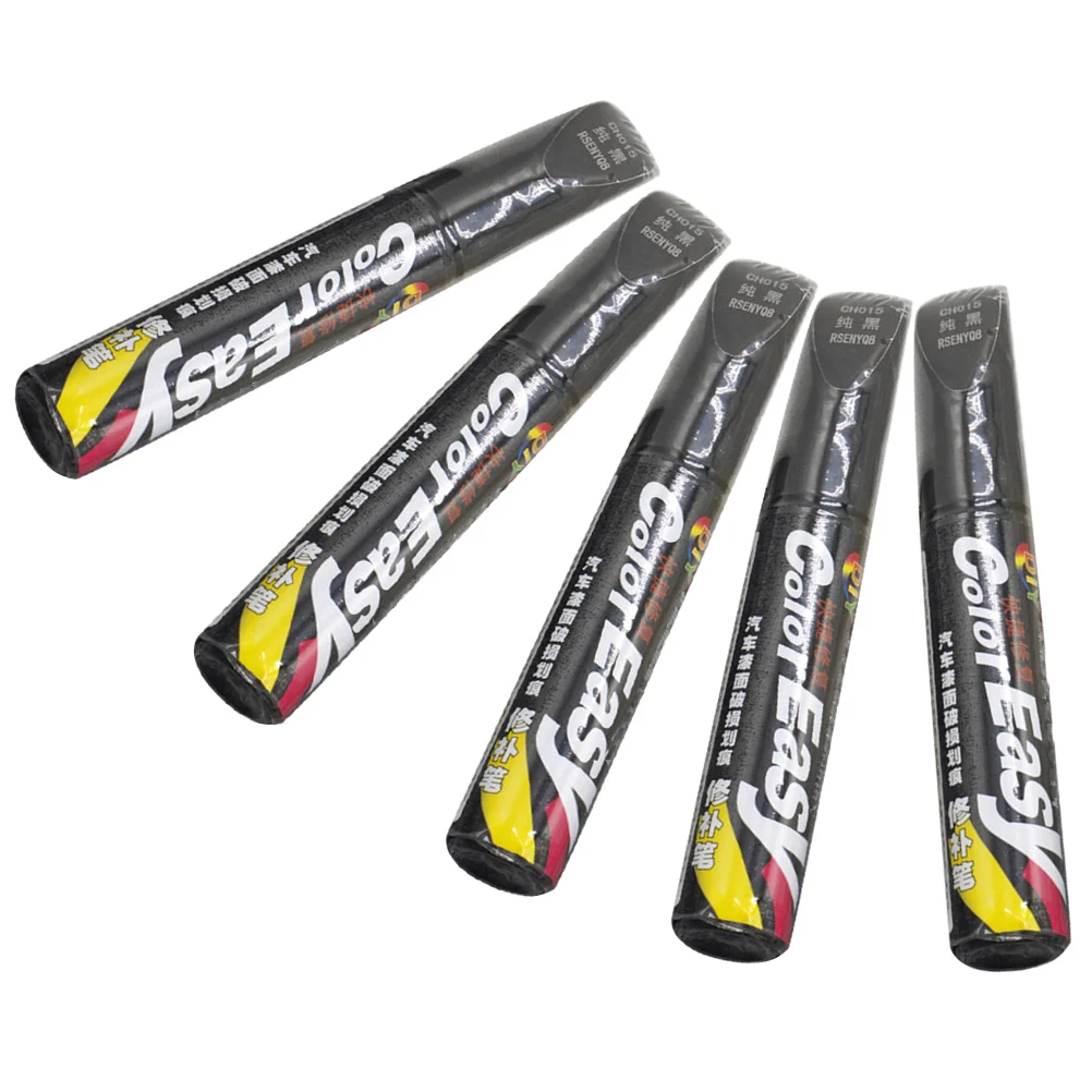

5pcs Black Paint Repair Automotive Repair Pen Deep Scratch Remover for Cars Auto Scratch Tool Car Paint Marker