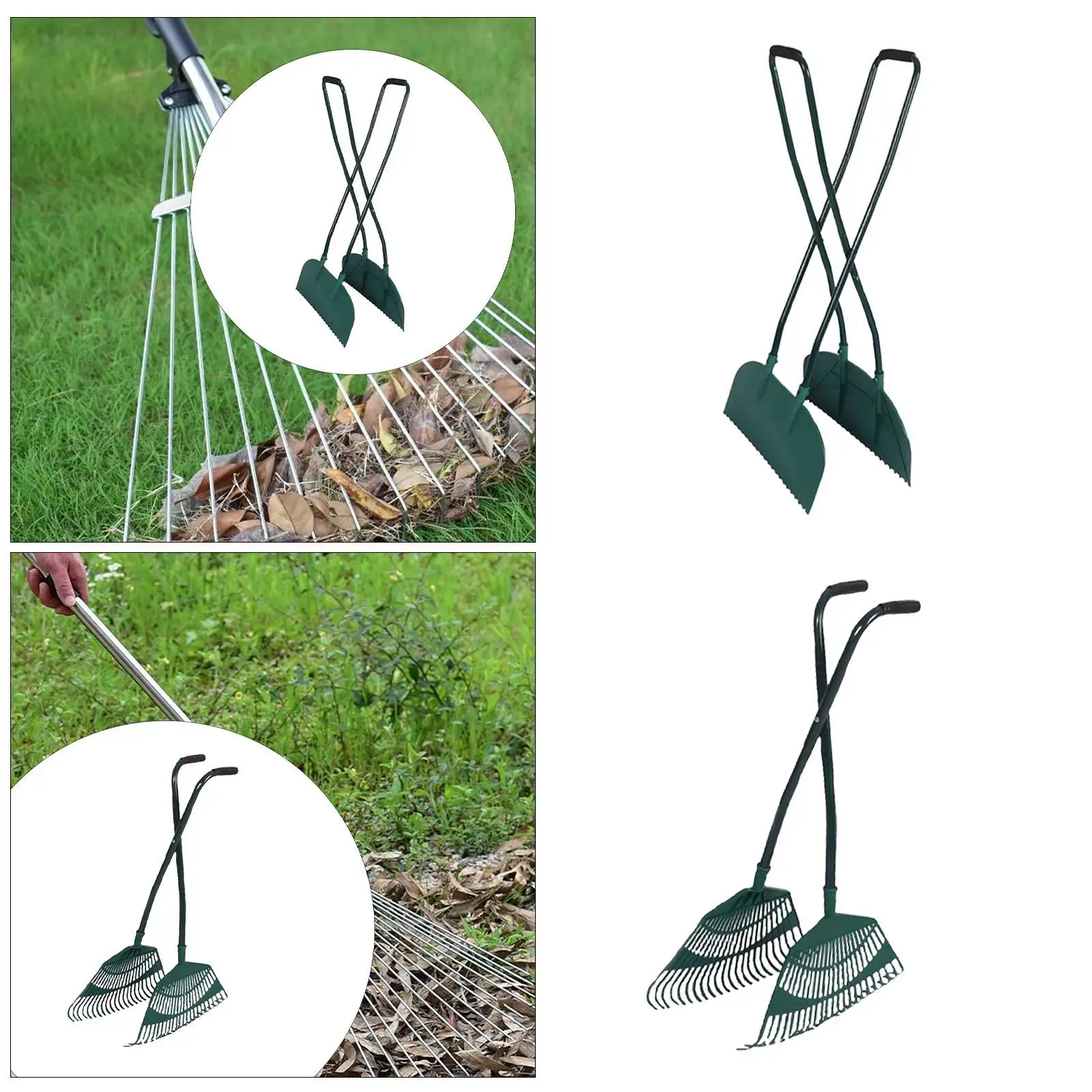 

Leaf Grabber Leaf Collector for Lawn Cleaning Garden Rake for Leaves Convenient with Long Handle Leaf Picker Fallen Leaf Rake