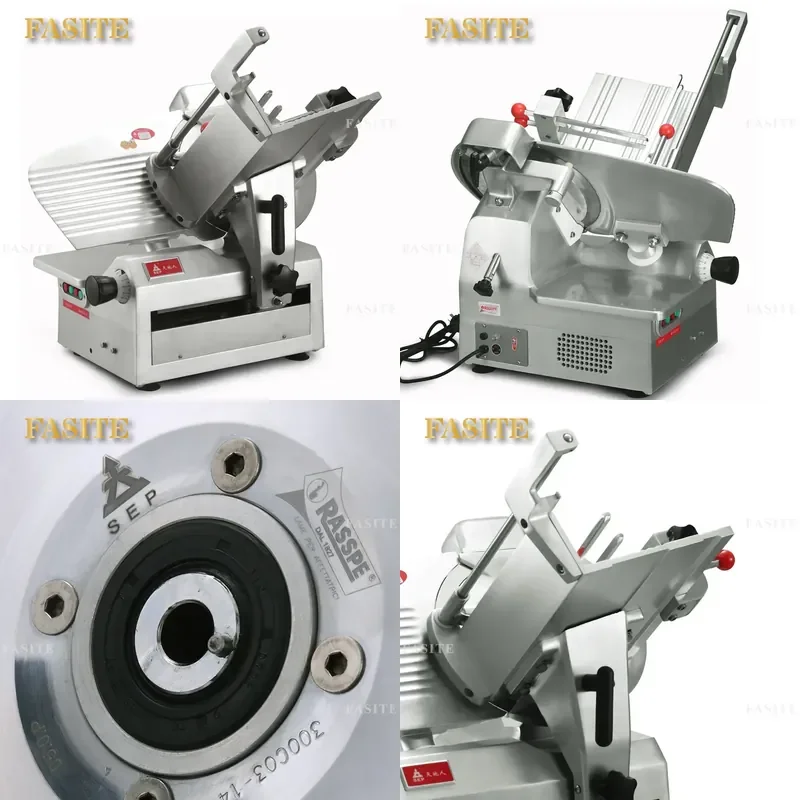 For Electric Meat Slicer Automatic Commercial Desktop Food Cutter Stainless Steel Blade High Power