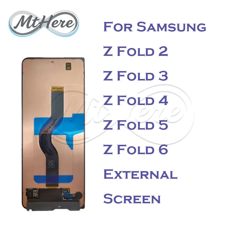 

External LCD For Samsung Z Fold 2 3 4 5 6 7 LCD Display Small Touch Screen Z F916B F926B F936 F946U F956 F966DS LCD Screen