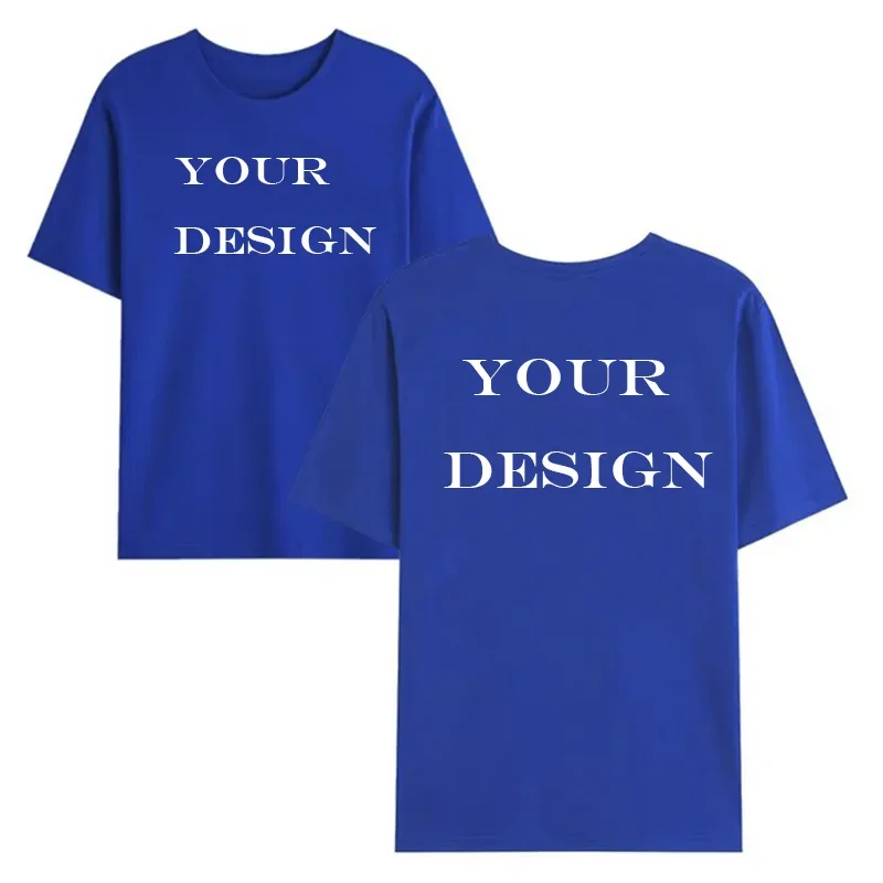 للجنسين القطن التي شيرت مخصص مطبوعة أزياء تي شيرت Harajuku أعلى DIY كما هوك الصورة أو شعار تي شيرت أزياء مخصصة أعلى