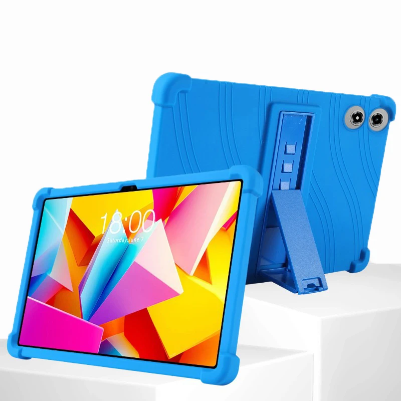 Capa para tablet, suporte dobrável traseiro para teclast t50 plus 10.95 "2025 acessórios de proteção crianças safet silicone aba capa bolsa