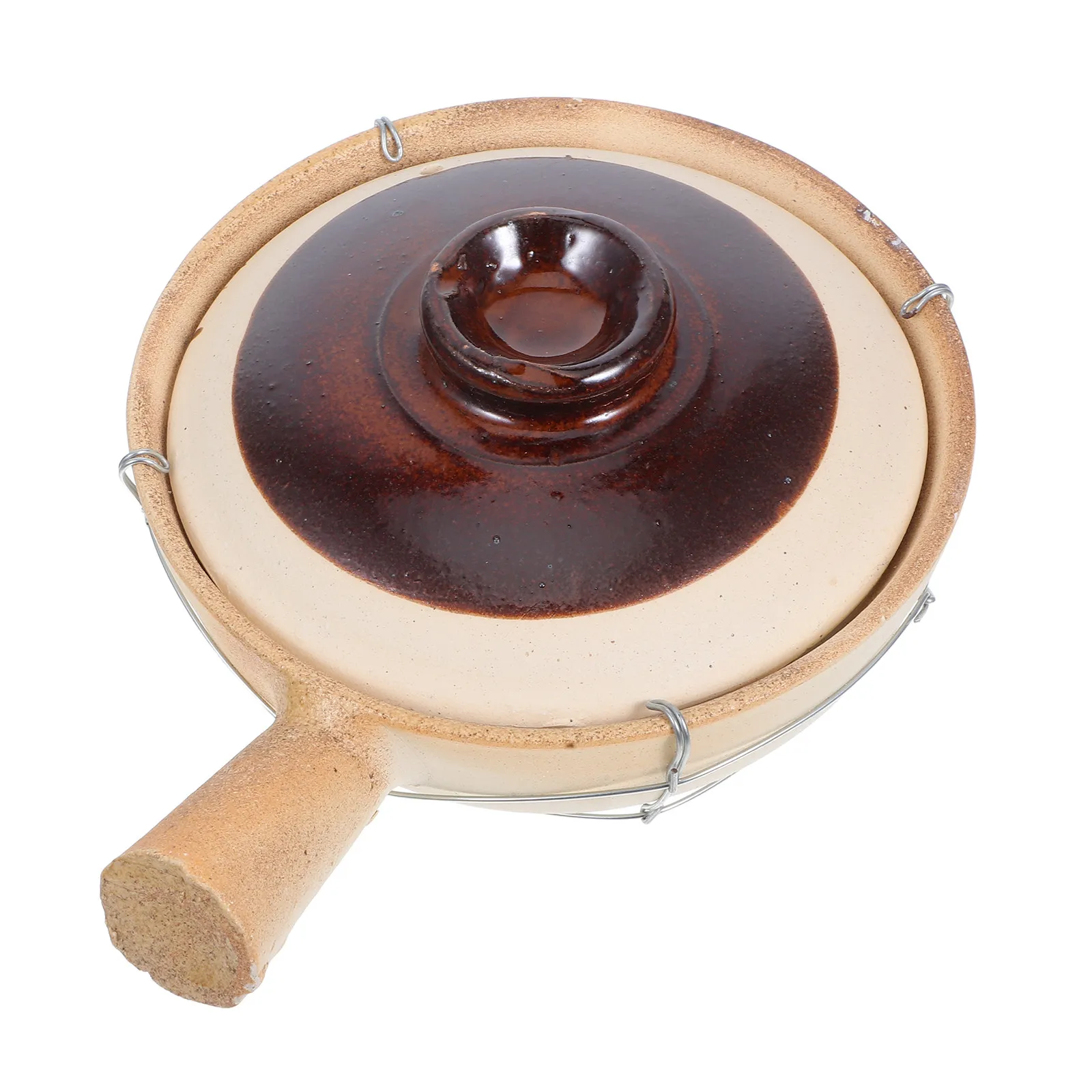 Olla de Barro China Rústica para Arroz, Bibimbap Coreano, Cazuela Japonesa, Sopa, Guiso, Porridge, Fiestas Familiares, Viajes