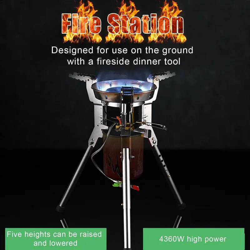 BRS Outdoor Camping Gas Stove Portable Foldable Gas Burner Hiking Camping Picnic Windproof Stove 4360W 8400W BRS 69 Supplies