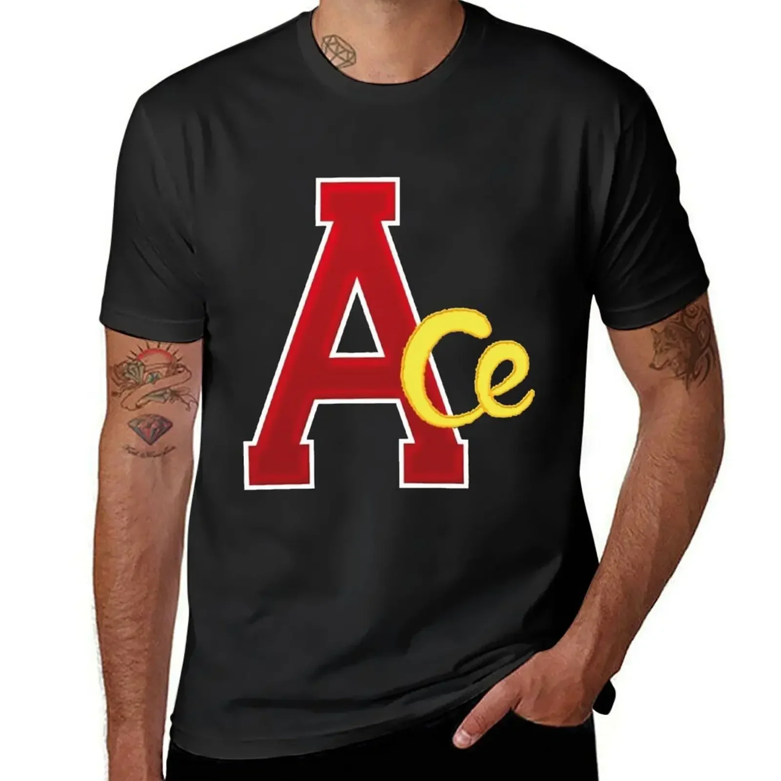 

ACE T-Shirt graphic tee shirt customs anime clothes black t shirts for men