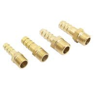 4mm 6mm 8mm 10mm 12mm OD Hose Barb x M8 M10 M12 M14 M16 M18 Metric Male Thread Brass Pipe Fitting Connector Adapter Splicer