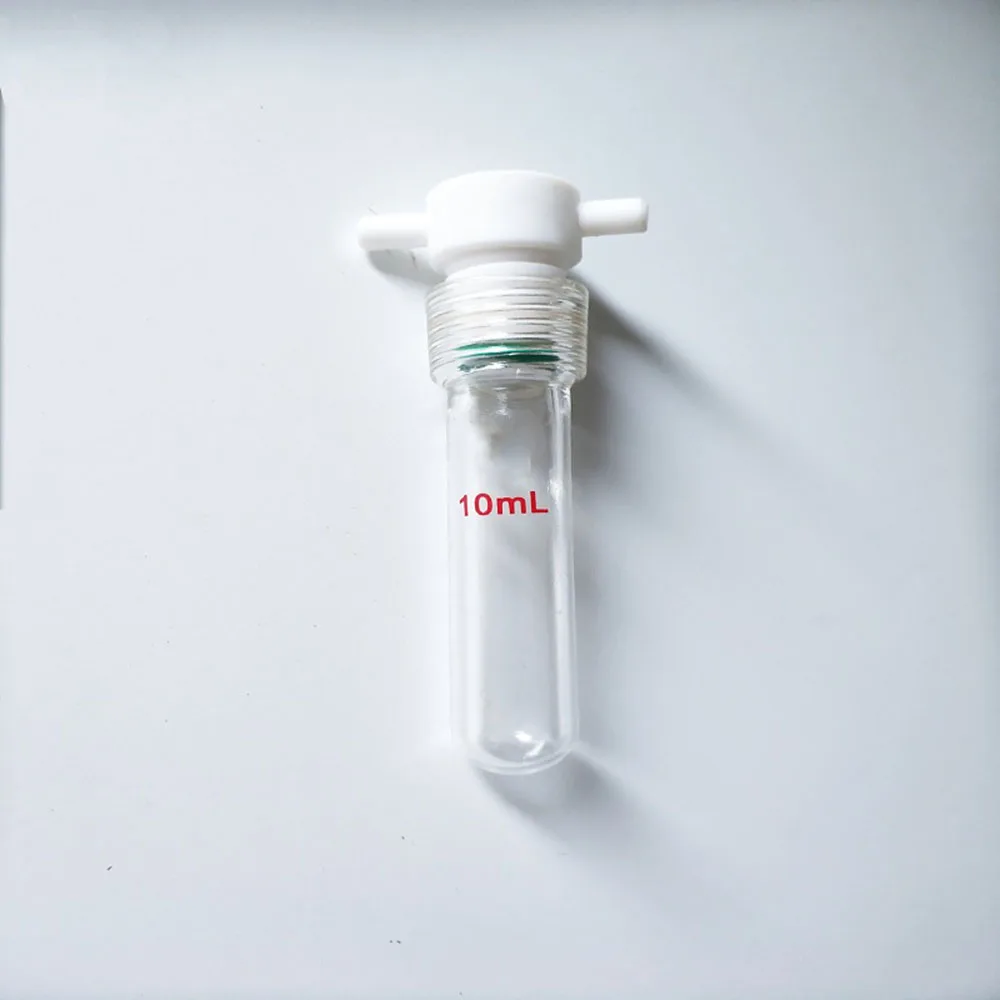 زجاجة ذات ضغط عالي ذات جدران سميكة مع قابس ثلاثي وعاء جدار ثقيل 10 مل/35 مل/50 مل/100 مل