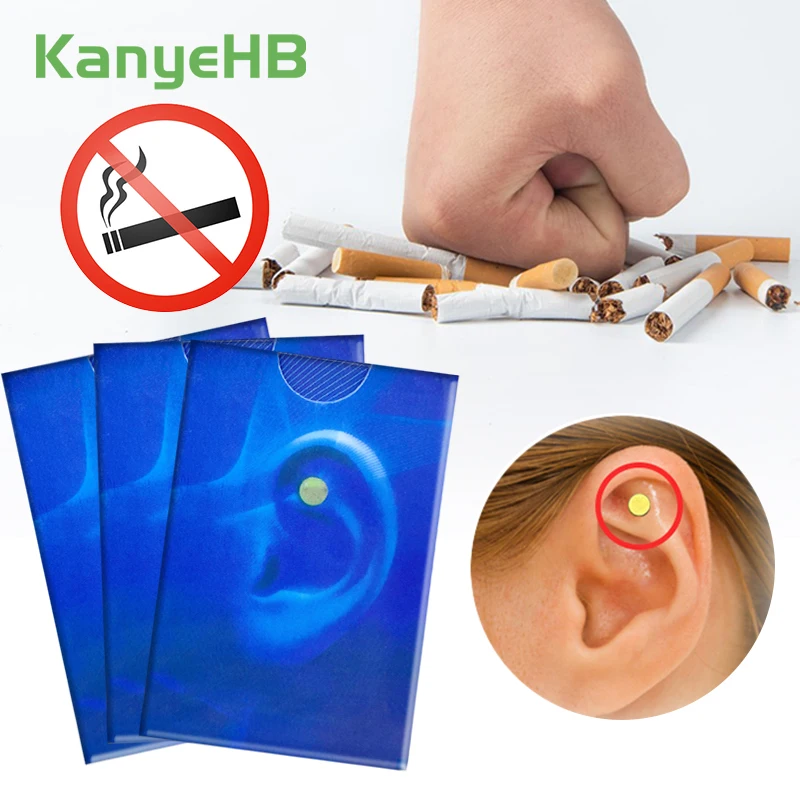 

6pcs=3pairs Quit Smoking Magnet Ears Acupoint Smoking Cessation Therapy Smoking Control Magnet No Side Effects Health Care A380