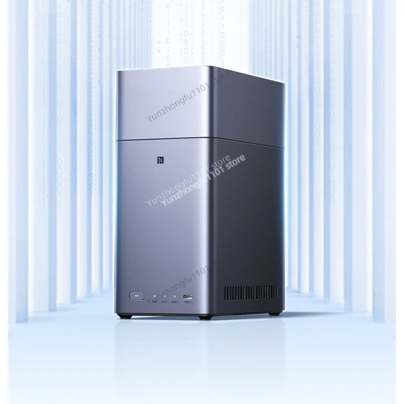 DH2300 2-Bay Diskless Desktop NAS Home Private Cloud Server AI Photo Management Remote File Access