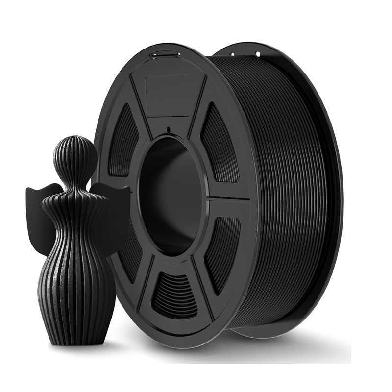 TECBEARS 1Roll pla plus 3D-filamentprinter 1,75 mm ± 0,02 mm Milieuvriendelijk, glad en bubbelvrij filament FDM DIY-cadeau