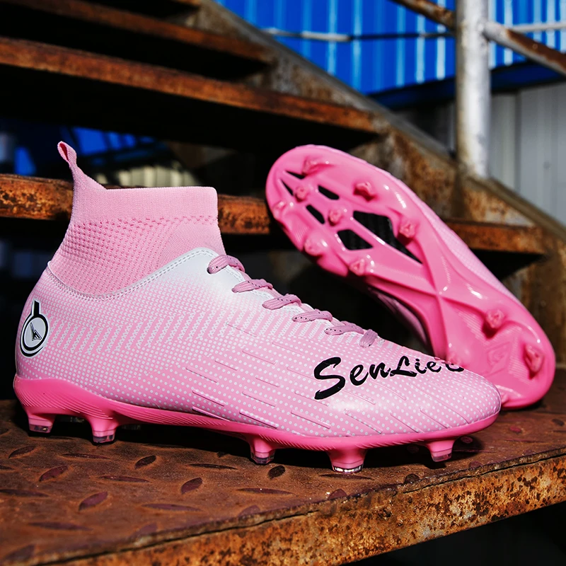 

New Men Football Shoes TF/FG Training Soccer Shoes Society Cleats Fast Football Field Boots Professional Original Sneaker Match