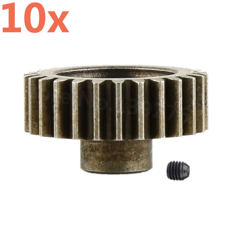 10Pcs RC Car Small X 26T Motor Gear 1.0M 5mm #6497 Upgrade Parts Accessories for TRAXXAS 1/10 X-Maxx Bore Maxx