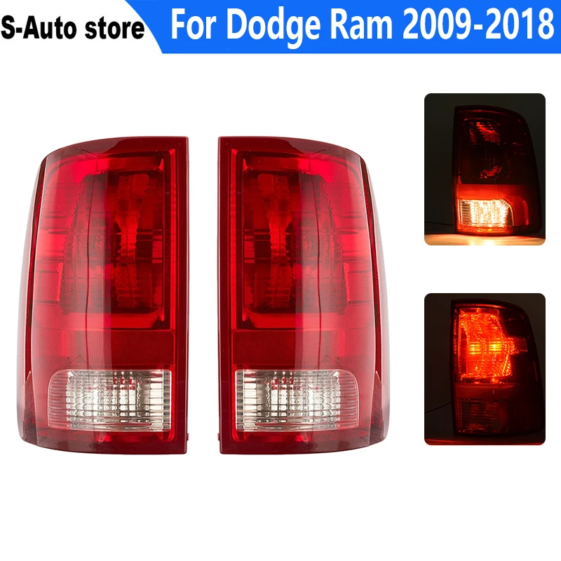 

Left+Right Car Tail Rear Light For Dodge Ram 2009-2018 Tail Lights Lamps Warning Fog Lamp Turn Signal 55277414AC 55277415AC