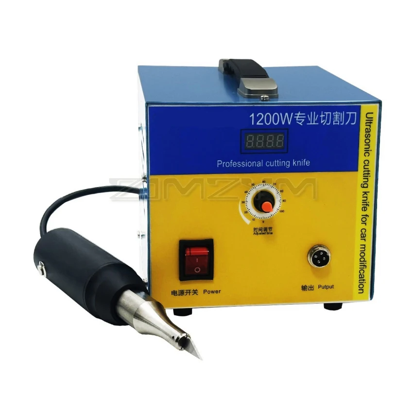 

1200W Ultrasonic Cutting Machine For Deburring Burr Edge Cutting Car Headlight Modified Leather Plastic Fabric
