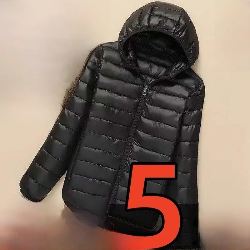 

Легкое стеганое хлопковое пальто женское свободного кроя с капюшоном и воротником-стойкой, осенне-зимнее пальто, корейское пальто, новинка 2024 г.