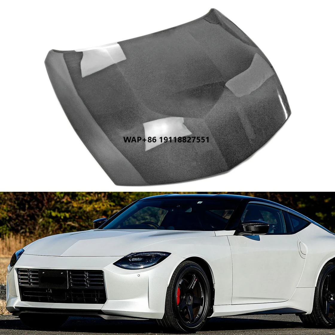 

Wet Carbon Fiber Engine Hood Front Engine Bonnet for Z RZ34 400Z