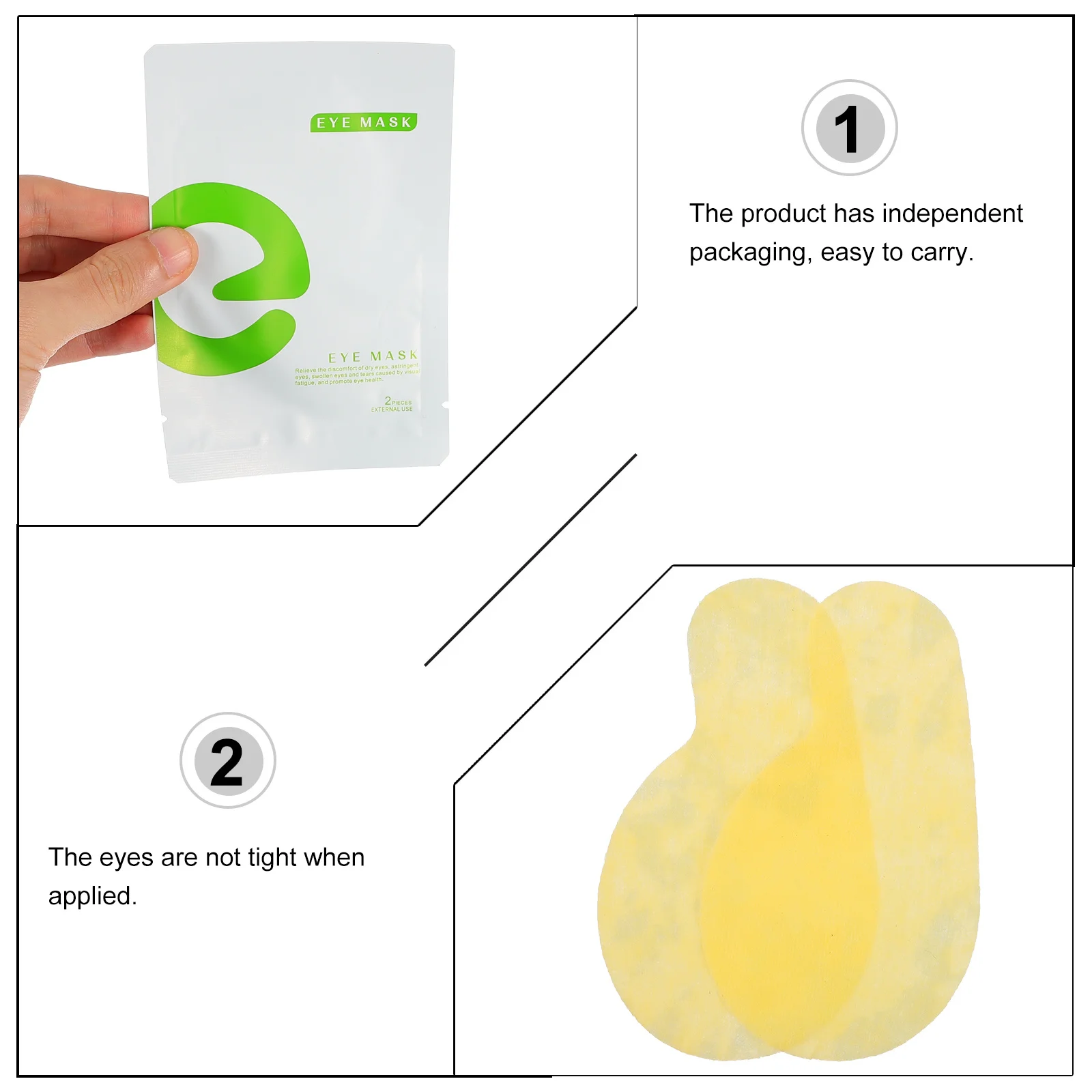 

40pcs Eye Patches Natural Wormwood For Dark Circles Relief Anti Aging Hydration Sticker Moisturizer Patch Eye Care Supply