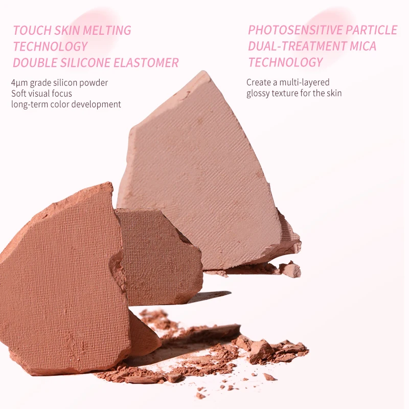 أحمر خدود الخد، يدوم طويلاً دون تلاشى، ظلال عيون، ملمس خفيف، لمسة ناعمة، سهل المزج، يعزز مكياج الوجه #4