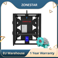 ZONESTAR Z9V5MK6 4 Extruders 3D Printer Upgraded Double Gear Multi Color 4-IN-1-OUT Large Size Silent Auto Leveling Power Los