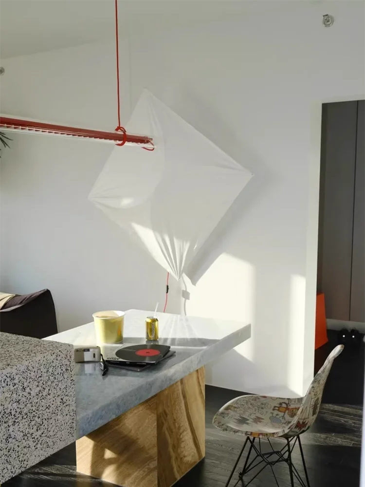 Italian Designer Post-Modern Minimalist Chandeliers Unique Home-applicant Elegant LED Dimmable Light Suspension Over Dining Room