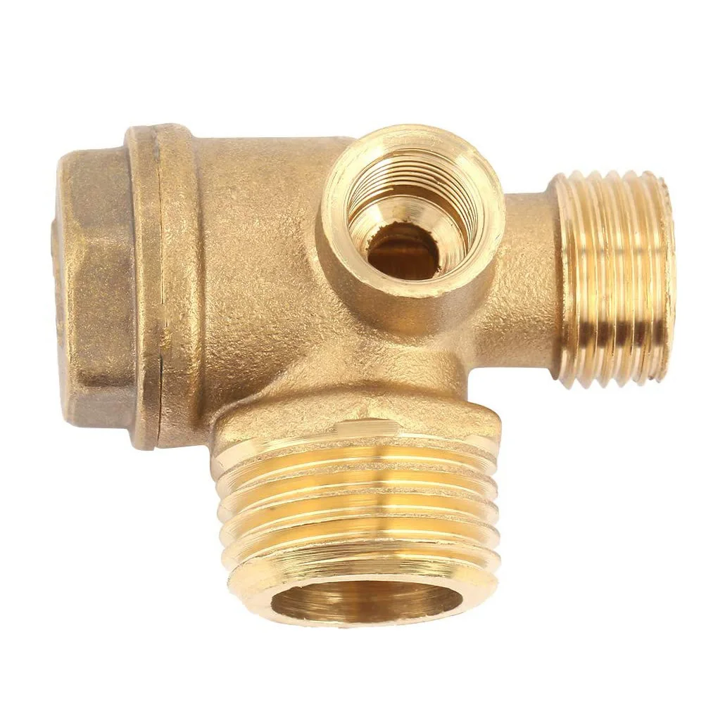 1 Three-Way Air Compressor Check Valve Direct Connection Air Compressor Check Valve,Valve Port: 20mm 16mm 10mm