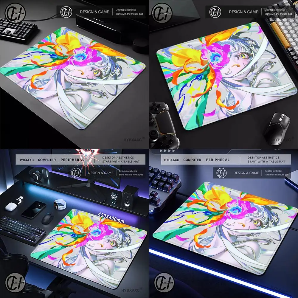 

45*40cm Waterproof Computer Mouse Pad Art Locking Edge Balance Mousepad Gamer Desktop Decoration Office Laptop Mause Pad Carpet