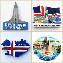 Iceland Fridge Magnets Reykjavik Travelling Souvenirs Message Board Magnetic Stickers Home Decoration Wedding Birthday Gifts