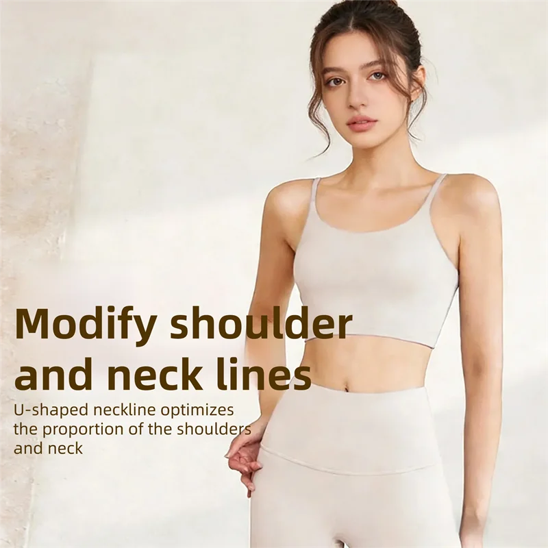 

Fitness Vest For Women 2026 Yoga Workout Top With Shock Absorption For Pilates Gym Outdoor Sports And Back Beauty
