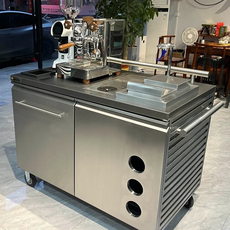 Customized Tea and Coffee Cart Street Tea Coffee Automatic Vending Car Foldable Coffee Cart Hot sales