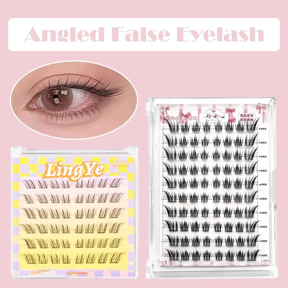 Natürliche Charmante Wimpern Segmentierte Füchse Wimpern Verlängerung Make-Up Werkzeuge Falsche Einzelne Wimpern Flauschigen Cluster F0D3