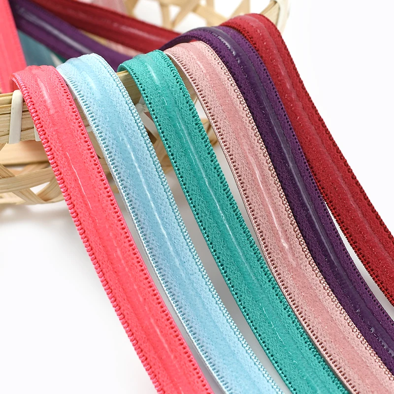 

2/5/10/20M 10mm Silicone Non-slip Elastic Rope Swimwear Bikini Rubber Bands Underwear Bra Strap Elastics Band Sewing Accessories