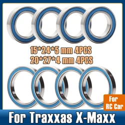 RC Wheel Hub Bearings ( 8 PCS ) For Traxxas X-Maxx 6S 8S 15*24*5 mm 20*27*4 mm Ball Bearing Set