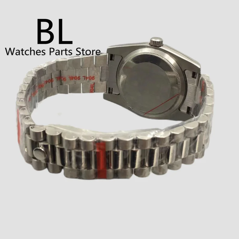 BLIGER-Montre automatique pour homme, placage NH35, mouvement zhu ata yota PT5000, lunette cannelée, saphir, verre, cadran bleu, Oyster Jubys, 36mm,