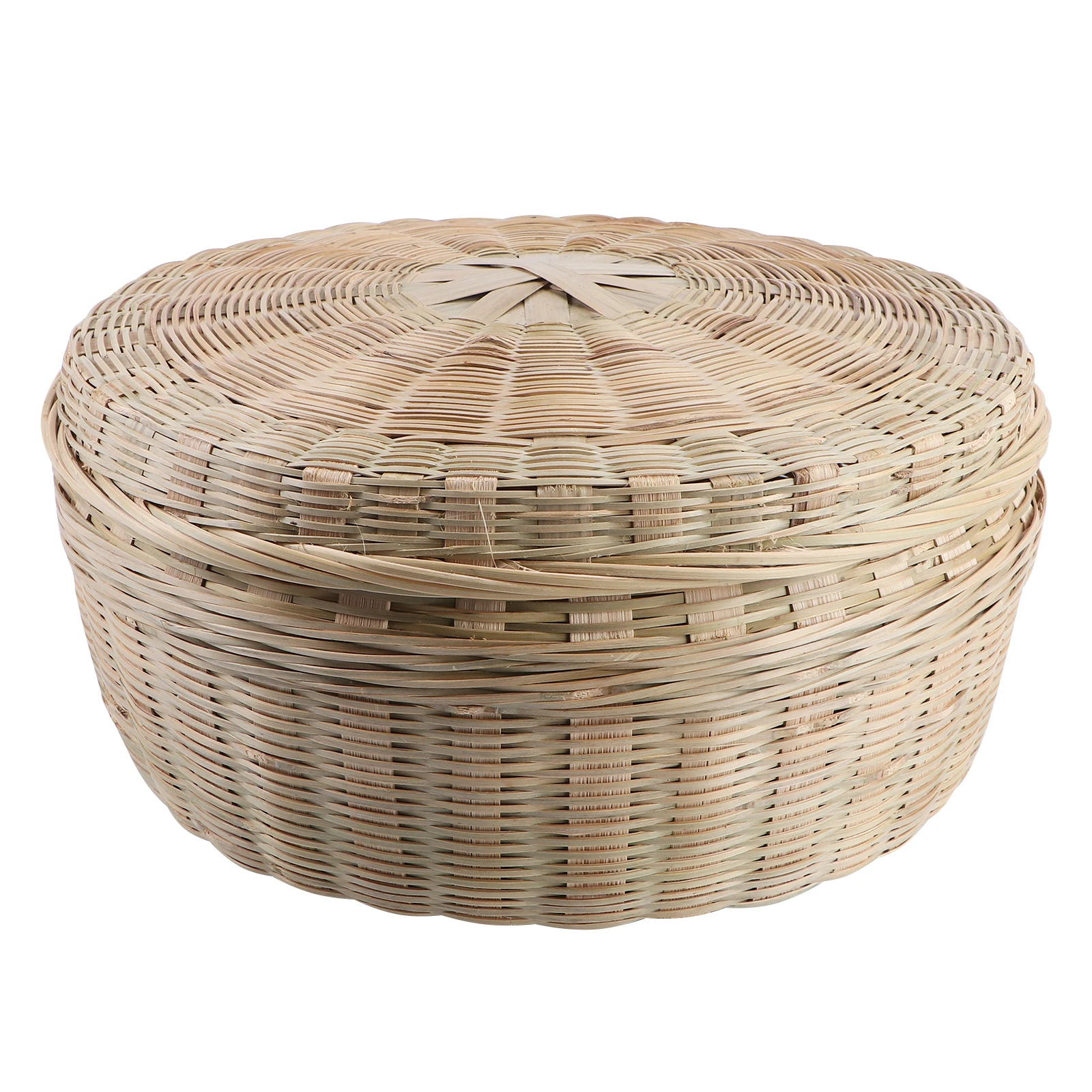 

Bamboo Woven Basket Material Food Grade Healthy Storage Container Fruit Bread Cake Organizer Environmental Friendly