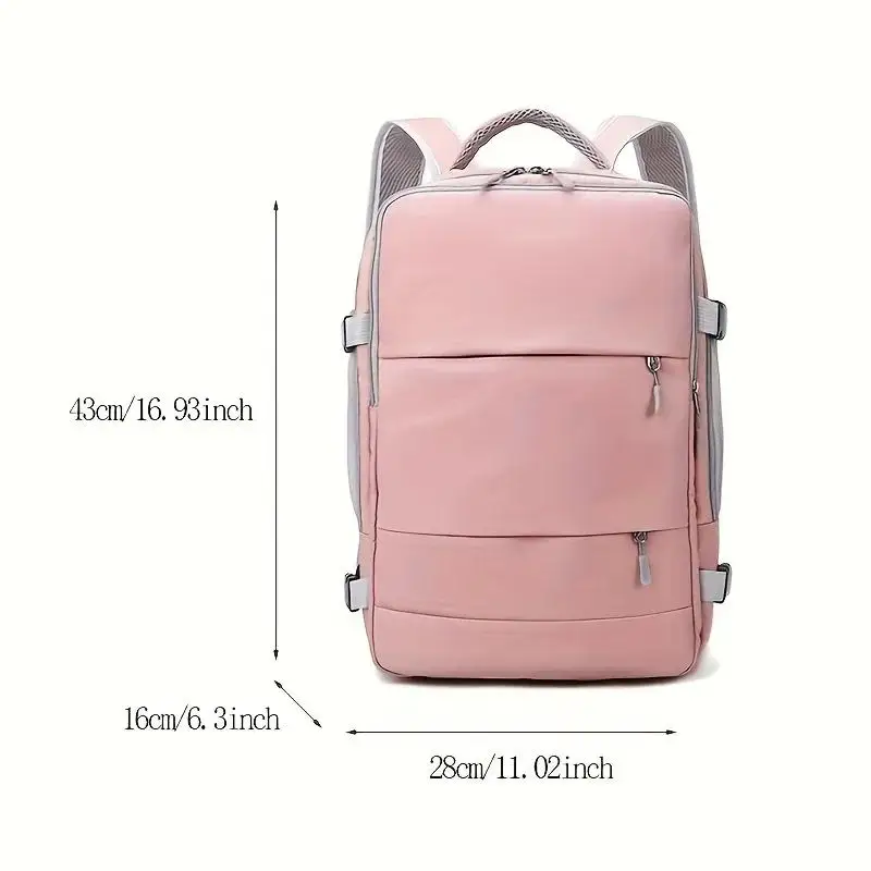 Women's Bag Large Capacity Travel Backpack Airplane Multi-Function Luggage Waterproof Women's Casual Bag Notebook Bagpacks