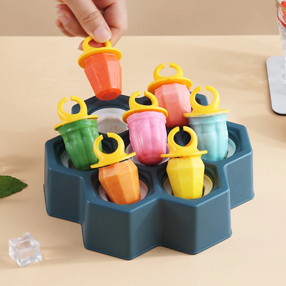 

Ice Cream Mold Cube Molds Reusable Popsicle DIY Plastic Homemade Supplies Maker Yogurt Ice Cube Kitchen Bar Tools