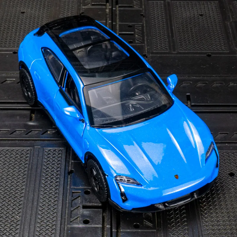 

1:36 Porsche Taycan Turbo S Cross Turismo модель суперкар из сплава, двери автомобиля можно открыть, богатые детали, тонкая работа