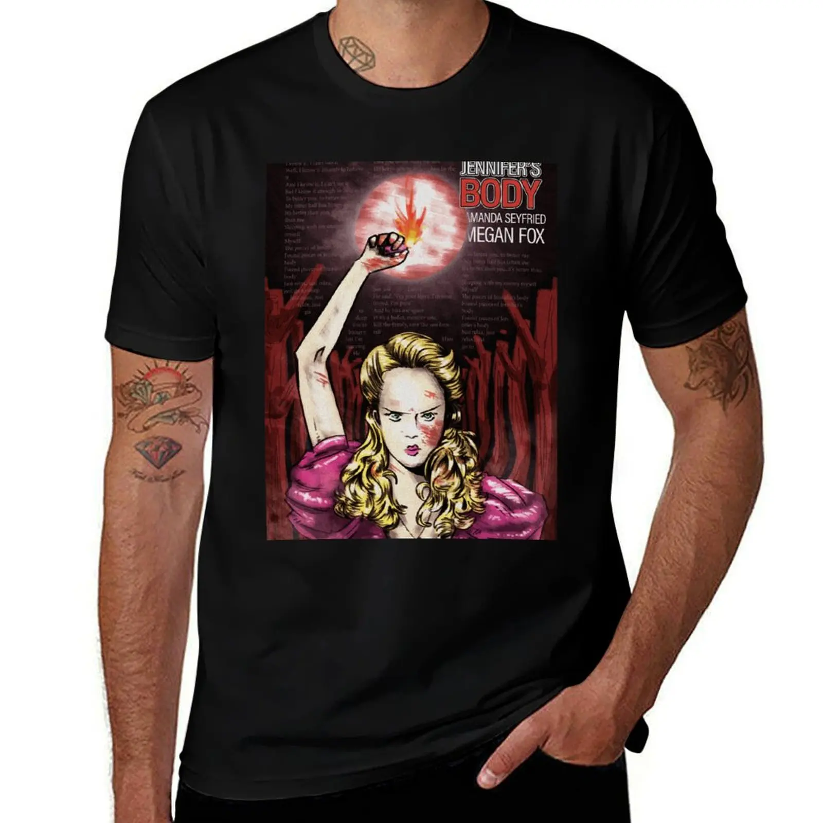 

Jennifer's Body but it's Needy T-Shirt funny t shirts cotton anime tshirt T-Shirt