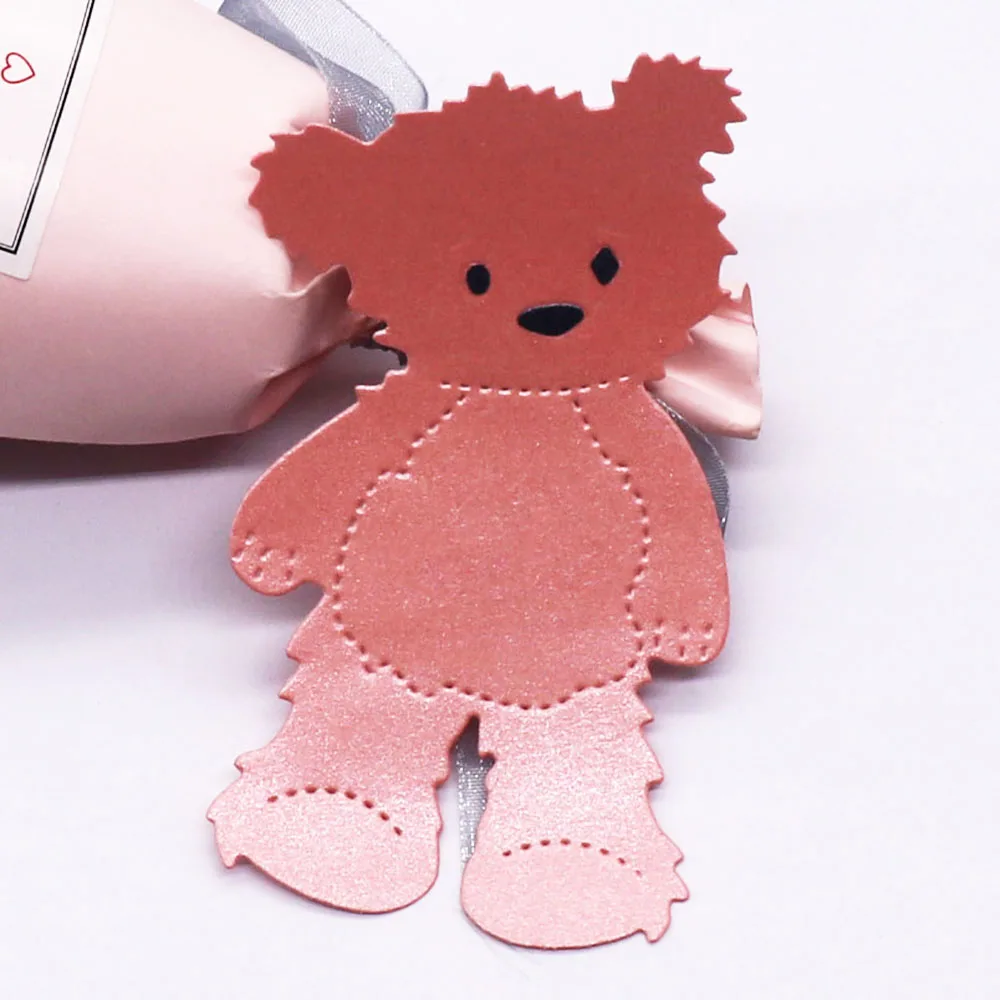 

Bear Metal Cutting Dies for Scrapbooking DIY Album Decorative Paper Card Embossing Mold Craft Die Cut Knife Mould