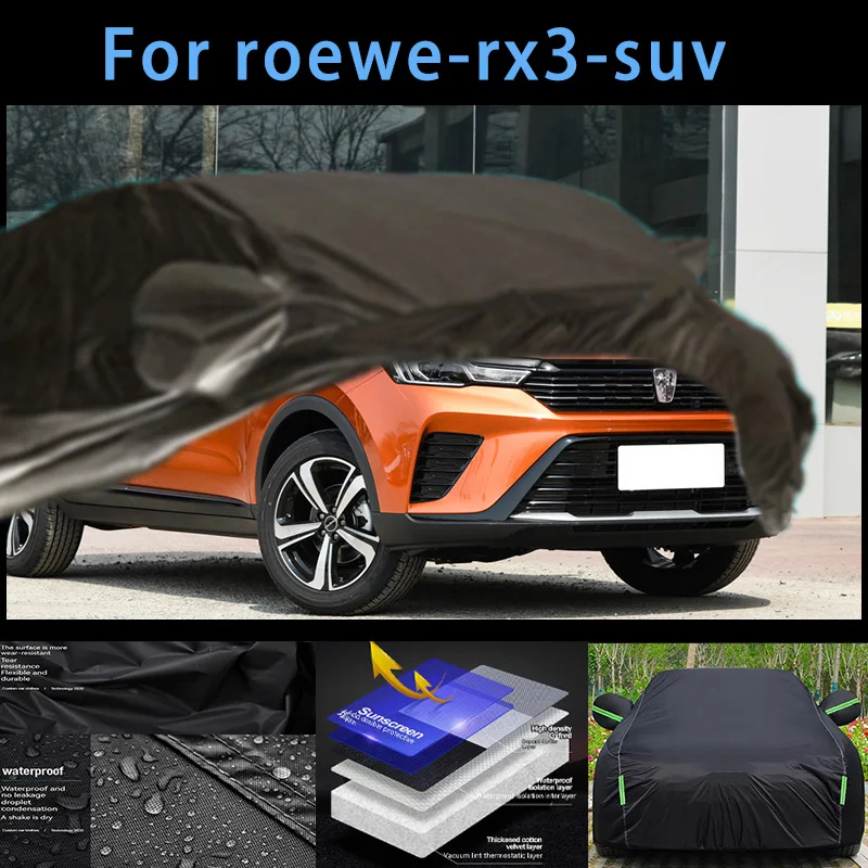 

For roewe-rx3-suv Outdoor Protection Full Car Covers Snow Cover Sunshade Waterproof Dustproof Exterior Car accessories