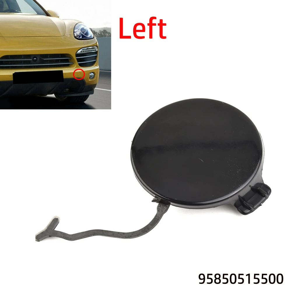 

1PC Tow Hook Cap For For 2011-2014 Car Left Front Bumper Tow Hook Eye Cover Part Number 95850515500 Black Part