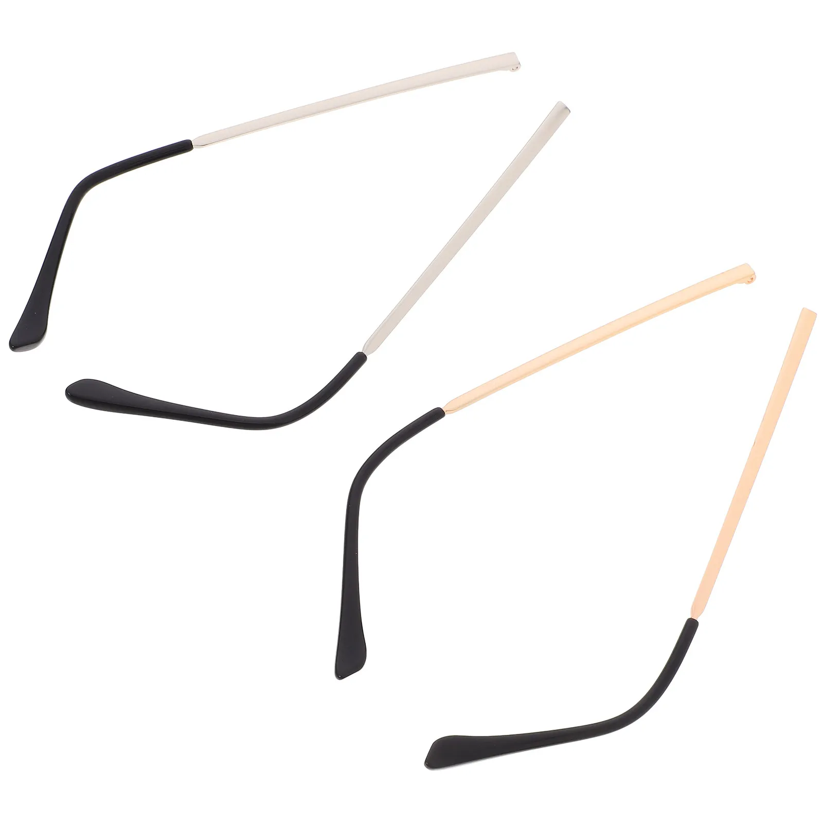 

2Pairs Glasses Temple Replacement High-Strength Wear-Resistant Eyeglasses Arms Legs for Sunglasses Reading Glasses Repair