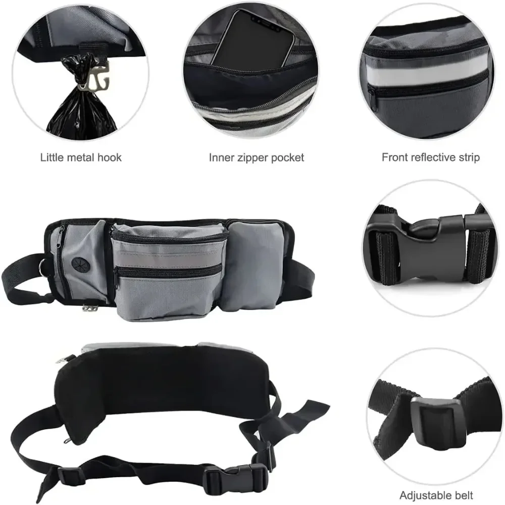 Backpack Pet Training Waist Pack Walking Dog Bag Training Dog  Outdoor Fitness Multifunctional Dog Snack Bag New