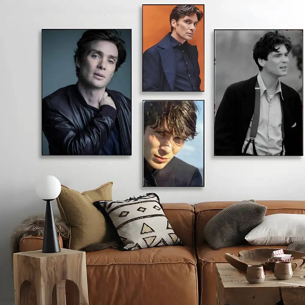 ملصق فني للممثل يونغ C-Cillian M-Murphy مع مطبوعات هدية تزيين غرفة النوم وغرفة المعيشة