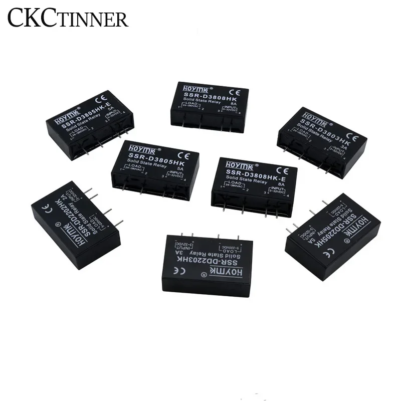 1pcs PCB SSR-D3803HK D3805HK D3808HK Dedicated with Pins SSR-D3805HK 5A DC-AC Solid State Relay